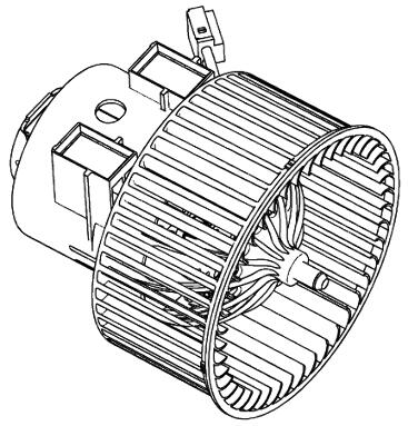 Volvo HVAC Blower Motor 351040461 - Behr Hella Service